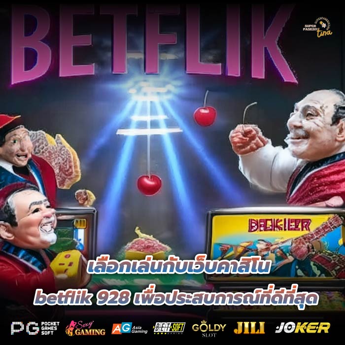 เลือกเล่นกับเว็บคาสิโน betflik 928 เพื่อประสบการณ์ที่ดีที่สุด